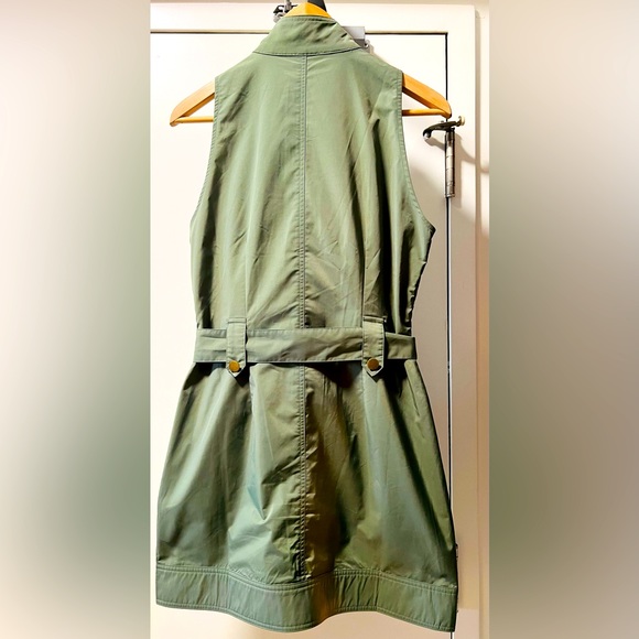 Superdown Belted Mini Dress in Army Green - Picture 6 of 8